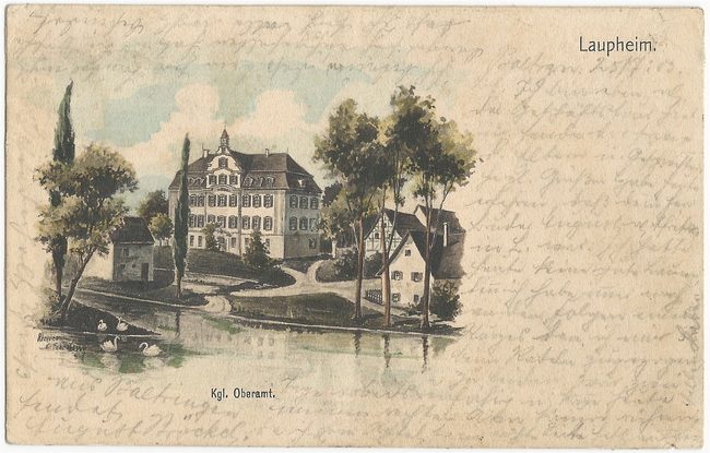 Laupheim  Kgl. Oberamt – Vorderseite
