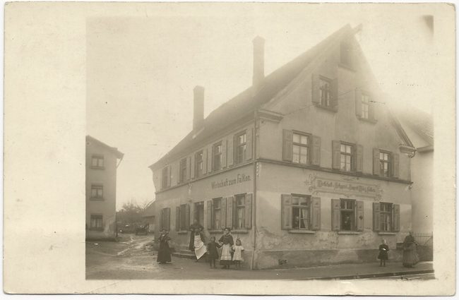 Wirtschaft zum Falken – Vorderseite