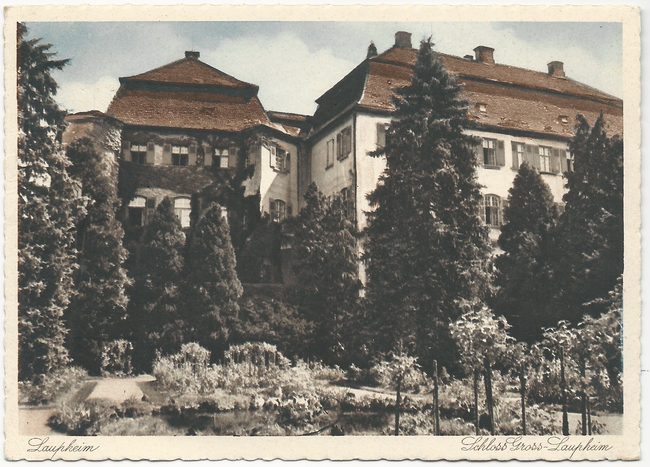 Laupheim Schloss Gross-Laupheim – Vorderseite