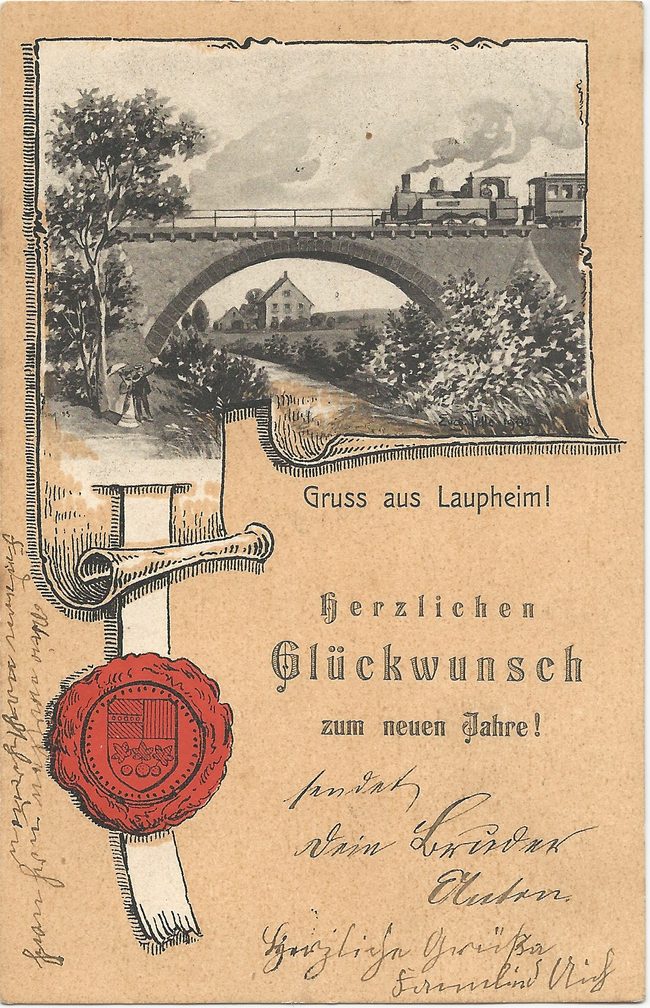Gruß aus Laupheim – Vorderseite