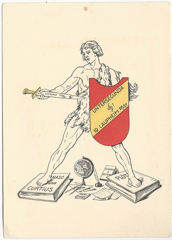 Untersecunda – Vorderseite