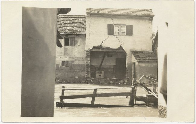 Hochwasserkatastrophe 1926 – Vorderseite