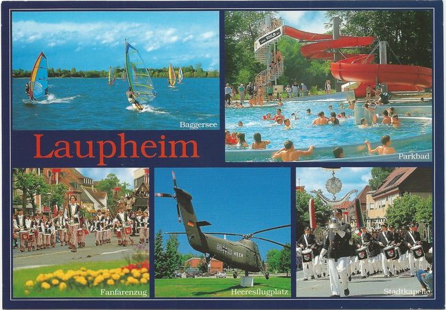 Laupheim Mehrbildkarte – Vorderseite