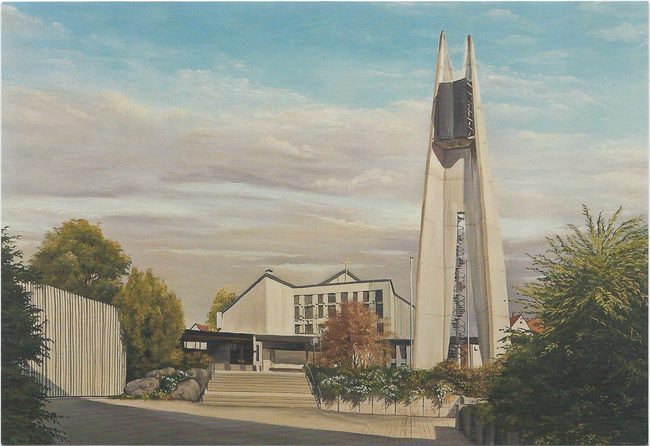 Laupheim Marienkirche – Vorderseite