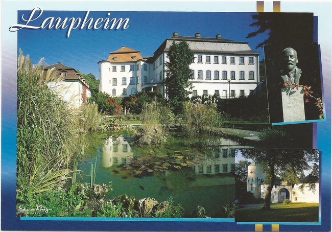 Laupheim Mehrbildkarte – Vorderseite