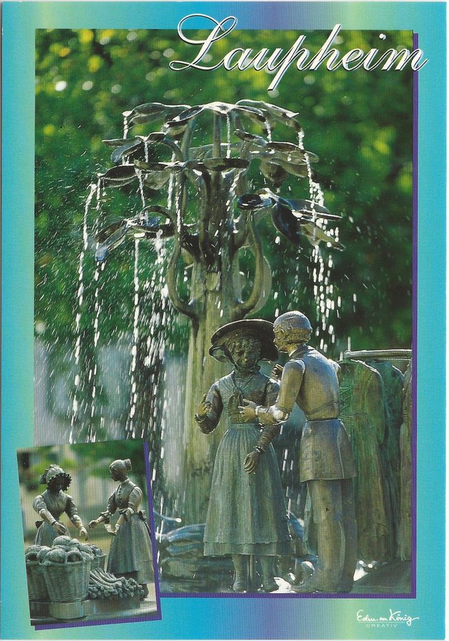 Laupheim Mehrbildkarte – Vorderseite