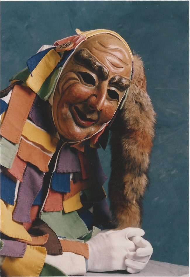 Fasnetsfigur  "Laup'r  Waidag" – Vorderseite