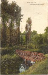 Laupheim Partie aus dem Schlosspark